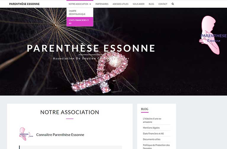 Association Parenthèse Essonne. Un mouvement d’aide qui s’adresse aux femmes ayant été atteintes d’un cancer.