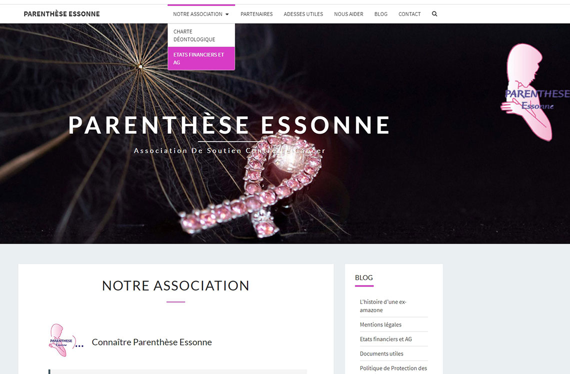 Association Parenthèse Essonne. Un mouvement d’aide qui s’adresse aux femmes ayant été atteintes d’un cancer.